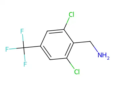 [2,6-Dichloro-4-(trifluoromethyl)phenyl]methanamine structure