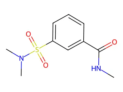 3-(dimethylsulfamoyl)-N-methylbenzamide structure