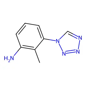 2-methyl-3-(1H-1,2,3,4-tetrazol-1-yl)aniline structure