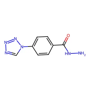 4-(1H-tetrazol-1-yl)benzohydrazide structure