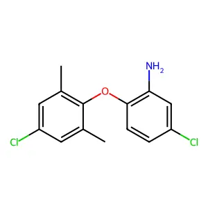 5-Chloro-2-(4-chloro-2,6-dimethylphenoxy)aniline structure