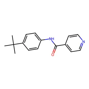 4-Pyridinecarboxamide,n-[4-(1,1-dimethylethyl)phenyl]- structure