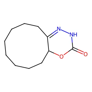 2,4a,5,6,7,8,9,10,11,12-Decahydrocyclodeca[e][1,3,4]oxadiazin-3-one structure