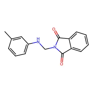 2-{[(3-methylphenyl)amino]methyl}-1H-isoindole-1,3(2H)-dione structure