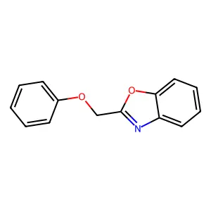 2-(Phenoxymethyl)-1,3-benzoxazole structure