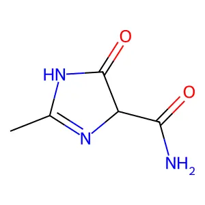 2-甲基-5-氧代-1,4-二氢咪唑-4-甲酰胺 structure
