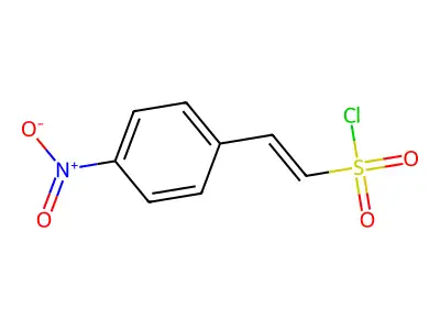 4-Nitrostyrylsulfonyl chloride structure