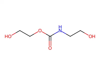 Carbamic acid, N-(2-hydroxyethyl)-, 2-hydroxyethyl ester structure