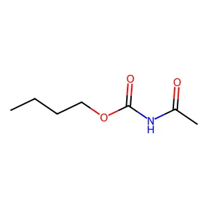 butyl N-acetylcarbamate structure