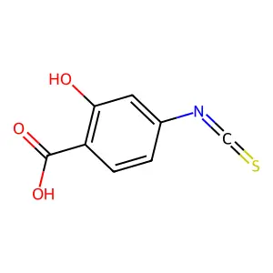 2-Hydroxy-4-isothiocyanatobenzoic acid structure