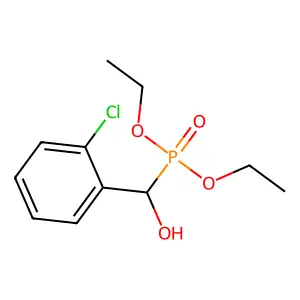 (2-Chlorophenyl)-diethoxyphosphoryl-methanol structure