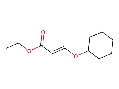 Ethyl 3-cyclohexyloxyprop-2-enoate structure