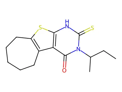 4-(Butan-2-yl)-5-sulfanyl-8-thia-4,6-diazatricyclo[7.5.0.0,2,7]tetradeca-1(9),2(7),5-trien-3-one structure