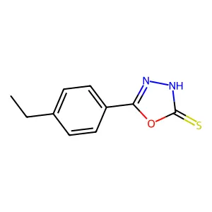 5-(4-Ethylphenyl)-1,3,4-oxadiazole-2-thiol structure
