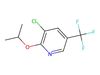 3-Chloro-2-(propan-2-yloxy)-5-(trifluoromethyl)pyridine structure