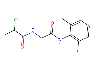 2-chloro-N-{[(2,6-dimethylphenyl)carbamoyl]methyl}propanamide structure