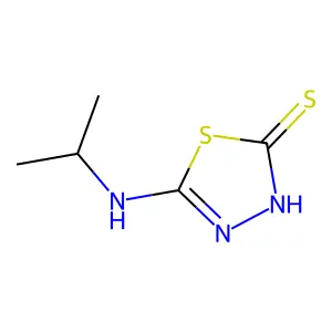 5-((Propan-2-yl)amino)-1,3,4-thiadiazole-2-thiol structure