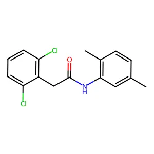 2-(2,6-dichlorophenyl)-N-(2,5-dimethylphenyl)acetamide structure