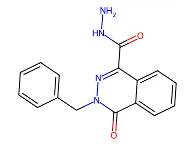 3-Benzyl-4-oxo-3,4-dihydrophthalazine-1-carbohydrazide structure