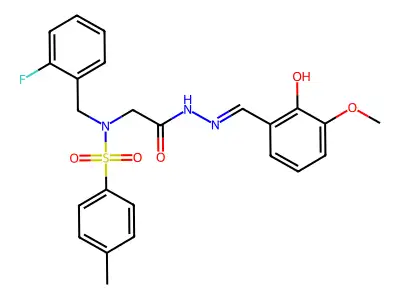 CAS 750613-29-7 - C24H24FN3O5S structure