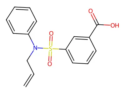 3-(Allyl-Phenyl-Sulfamoyl)-Benzoic Acid structure