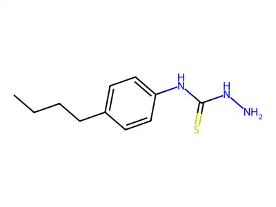 3-Amino-1-(4-butylphenyl)thiourea structure