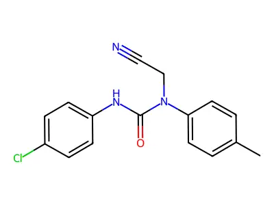 3-(4-Chlorophenyl)-1-(cyanomethyl)-1-(p-tolyl)urea structure