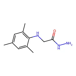 2-[(2,4,6-Trimethylphenyl)amino]acetohydrazide structure