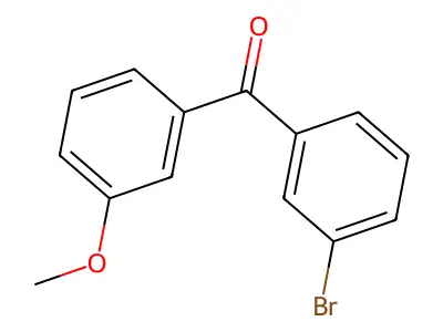 3-Bromo-3'-methoxybenzophenone structure