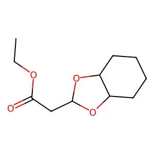 Ethyl (hexahydro-2H-1,3-benzodioxol-2-yl)acetate structure