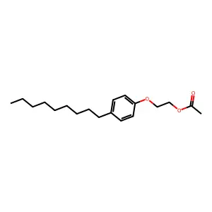 2-(4-Nonylphenoxy)ethyl acetate structure