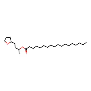 4-(Oxolan-2-yl)butan-2-yl octadecanoate structure