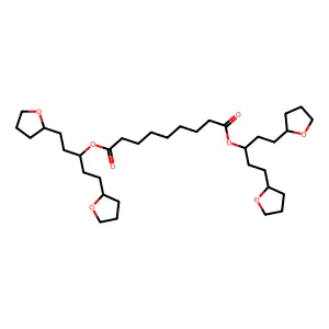 Bis[1,5-bis(oxolan-2-yl)pentan-3-yl] nonanedioate structure