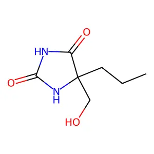 5-(Hydroxymethyl)-5-propylimidazolidine-2,4-dione structure