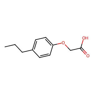 2-(4-丙基苯氧基)乙酸 structure