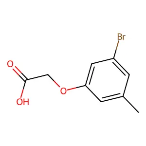 2-(3-Bromo-5-methylphenoxy)acetic acid structure