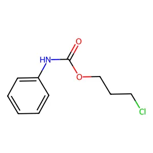 3-chloropropyl N-phenylcarbamate structure