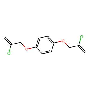 1,4-Bis(2-chloroprop-2-enoxy)benzene structure