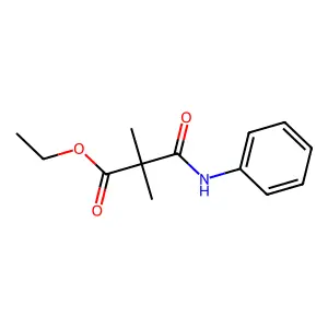 Ethyl 3-anilino-2,2-dimethyl-3-oxopropanoate structure