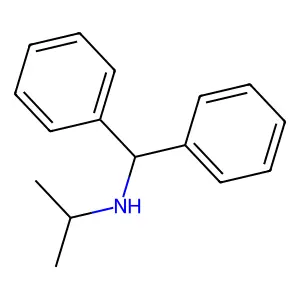 N-benzhydrylpropan-2-amine structure