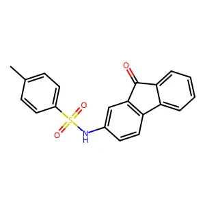 2-(para-toluenesulfonamido)-9-fluorenone structure