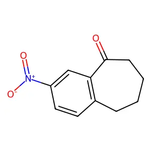 3-Nitro-6,7,8,9-tetrahydro-5H-benzo[a]cyclohepten-5-one structure