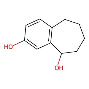 6,7,8,9-tetrahydro-5H-benzo[7]annulene-3,5-diol structure