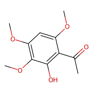 2'-Hydroxy-3',4',6'-trimethoxyacetophenone structure