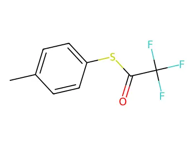 4-[(Trifluoroacetyl)thio]toluene structure