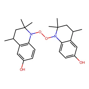 6-Quinolinol, 1,1'-dioxybis(1,2,3,4-tetrahydro-2,2,4-trimethyl- structure