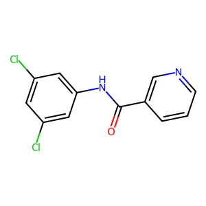 N-(3,5-dichlorophenyl)pyridine-3-carboxamide structure