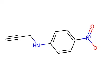 4-nitro-N-prop-2-ynylaniline structure