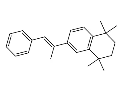 1,1,4,4-Tetramethyl-6-(1-phenylprop-1-EN-2-YL)-2,3-dihydronaphthalene structure