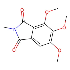 4,5,6-Trimethoxy-2-methyl-1H-isoindole-1,3(2H)-dione structure